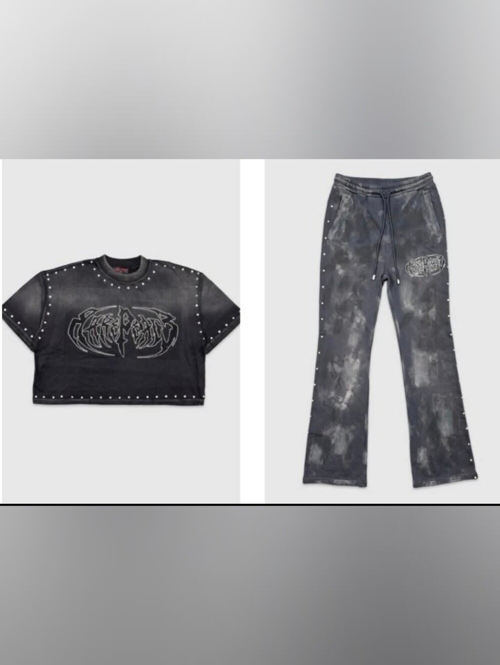 Men's 2 Piece Black Wash Set